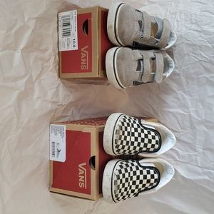 Vans toddler boys size 10
